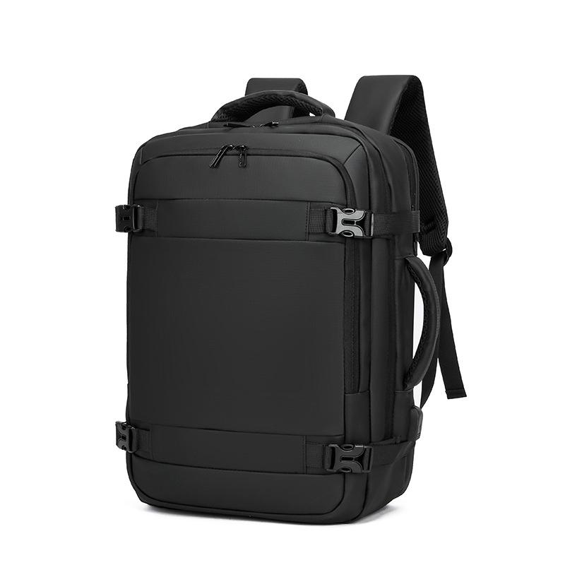 Multifunctional Fashion Leather Business Backpack Student Travel Trend Laptop Backpack