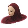 Easy To Wear Girls Instant Hijab Scarf Muslim Hijabs Handmade Flower Amira Lovely Flower Headscarf Turban for 2-6 Years Kids