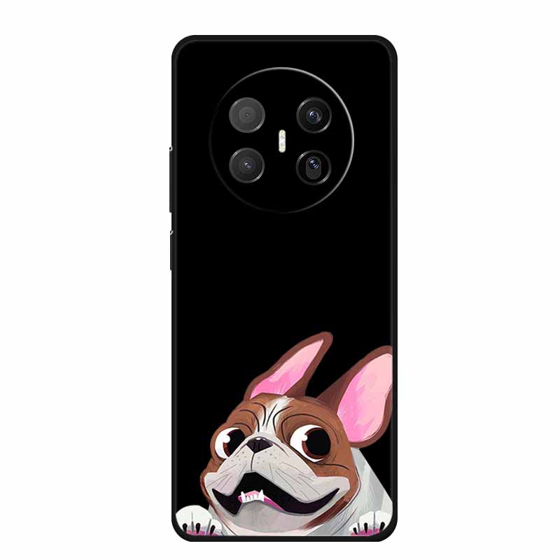 Black Silicone Case For Huawei Mate 70 Air 2025 Case Cartoon Cat Soft Back Cover For Huawei Mate 70 Air Phone Case Funda Coque