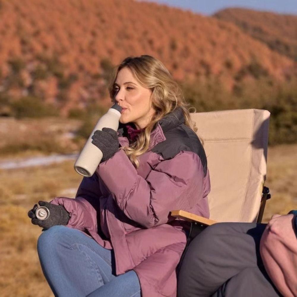 Leak-Proof Insulated Bottle Large Capacity Vacuum Flask Bottle Portable Sports Kettle  Student