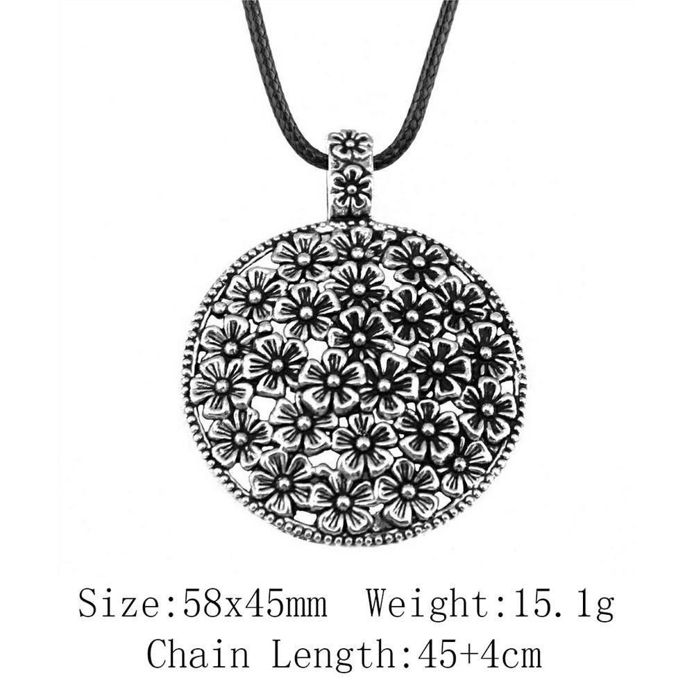 Valentine's Day Necklaces For Couples Leaf Flower Necklace Leather Chain 45cm Cheap Things Neck Pendants