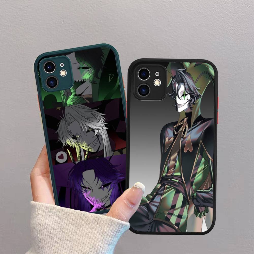 Anime Der Freak Zirkus Pierrot Matt Transparent Handyhülle Für iPhone Hülle 16 15 14 13 12 11 Pro Max X XS Max Plus