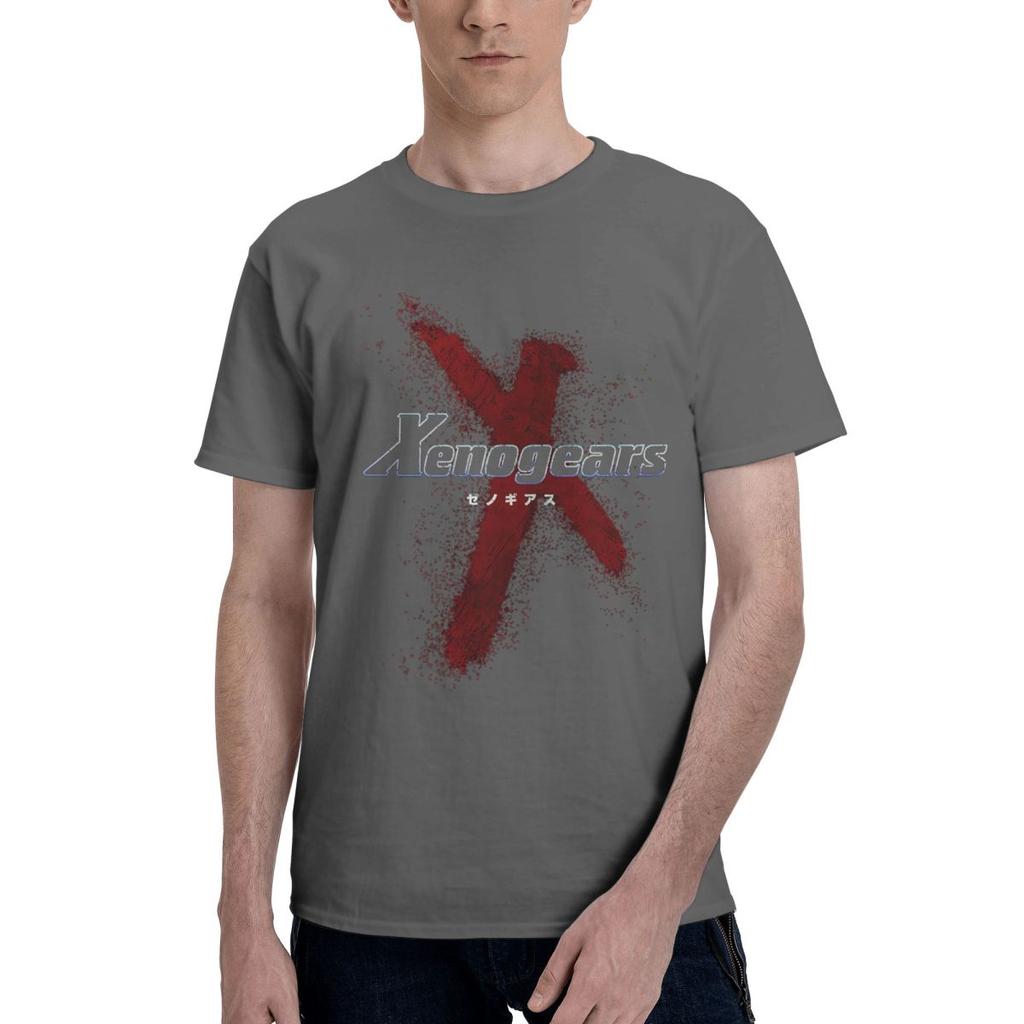 Xenogears Vintage Emblem 100 Cotton Casual Breathable Confortable Men Top Mens TShirts Men Clothes