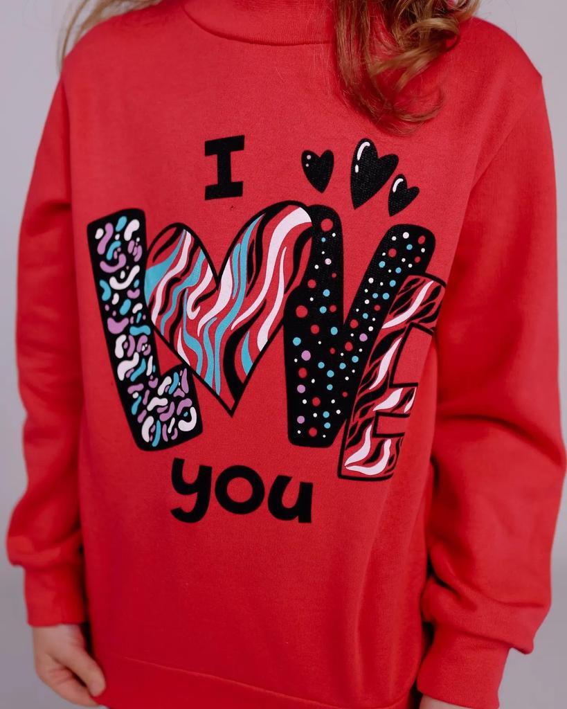 Girls' Outfit – Sweatshirt, Pants & Hat, Brushed Knit, Demi-season, 6168-023-33-5 HC