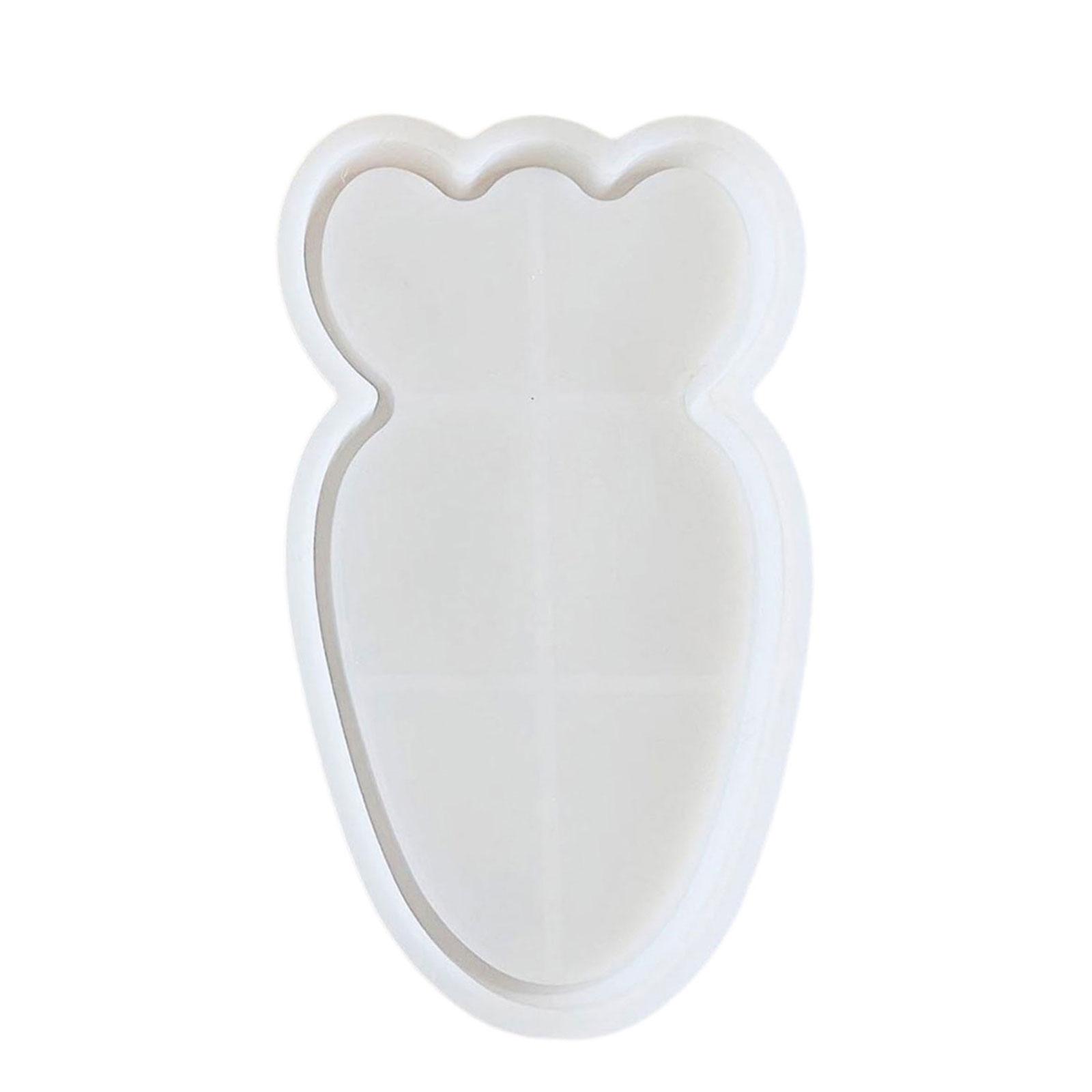 

Carrot Shape Resin Tray Molds for Jewelry Tray Bunnies Shape Resin Tray Silicone Molds for Epoxy Resin Candle Holder 1