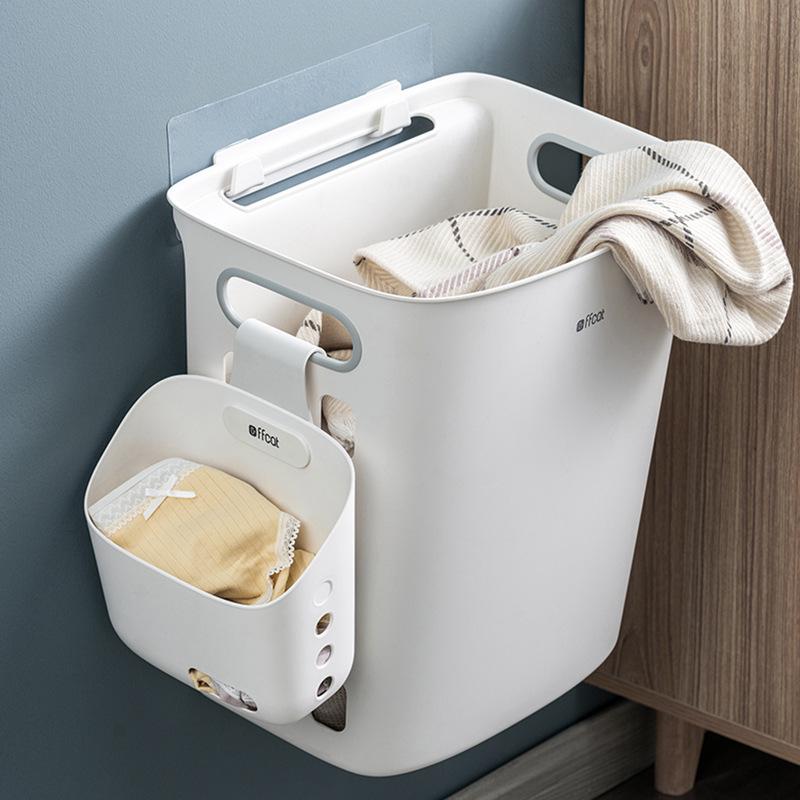 Wall-Mounted Multi-Layer Hanging Basket for Bathroom and Kitchen Storage