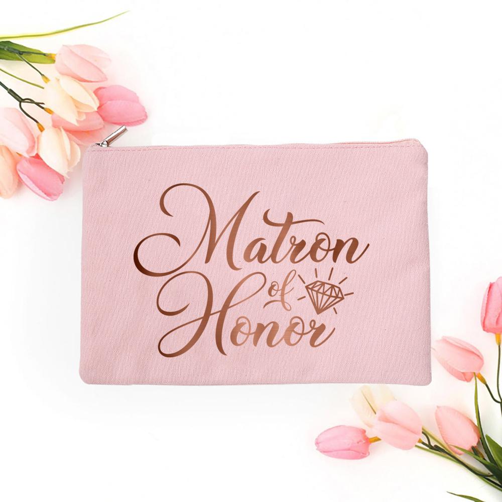Team Bride Makeup Bag Bachelorette Party Cosmetic Bags Purse Bridesmaid Toiletries Organizer Pouch Wedding Bride Shower Gifts