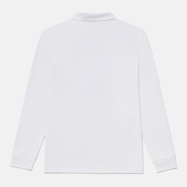 DESCENTE Tough Polo Long Sleeve T-Shirt White Sr323Upl81