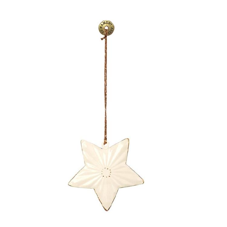 Delicate Iron Christmas Tree Hangers Scandinavian Style Holiday Decors For Indoor Festival Atmosphere