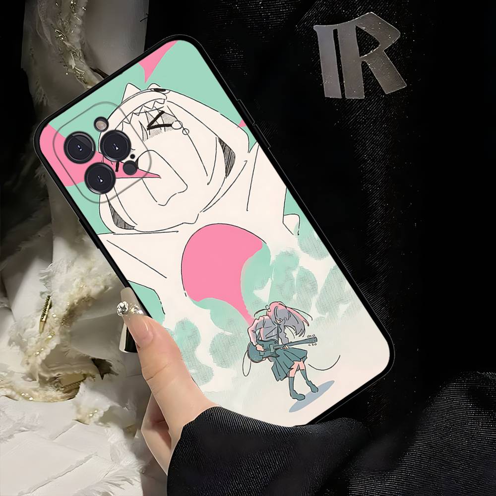 B-BOCCHI THE ROCK! Phone Case For IPhone 16 15 14 13 12 11 17 Pro Max Simplicity Back TPU Soft Case