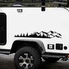 Klaxib RV Motor Home Side Body Window Bumper Sticker Large Mountain Tree Decal Sticker Decoration for Car RV Truck