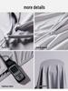 2025 Unisex Summer Ice Silk UV Protection Jacket with Detachable Brim - Quick-Drying, Breathable for Fishing