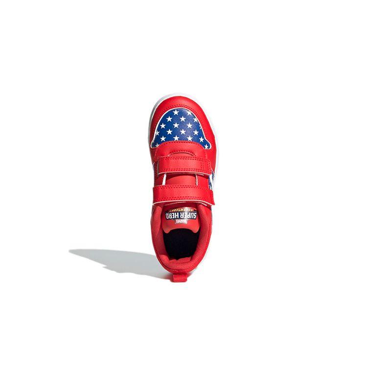 Adidas Neo Tensaur Low Top Kids Skate Shoes Red Kids Sneaker FY9191