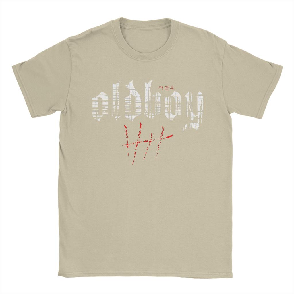 Oldboy Film T-Shirt Unisex 100% Baumwolle Lustige T-Shirts Rundhals T-Shirts Kurzarm Tops 6XL