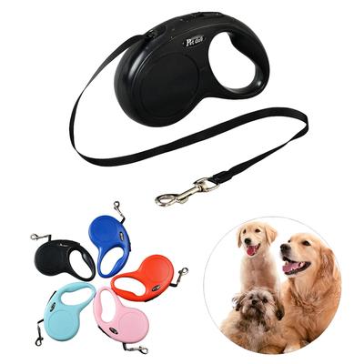 Laisse pour chien 3M 5M pour chiot, voyage en plein air, rétractable, automatique, pour petits chiens et chats, en nylon solide et durable, fournitures pour animaux de compagnie