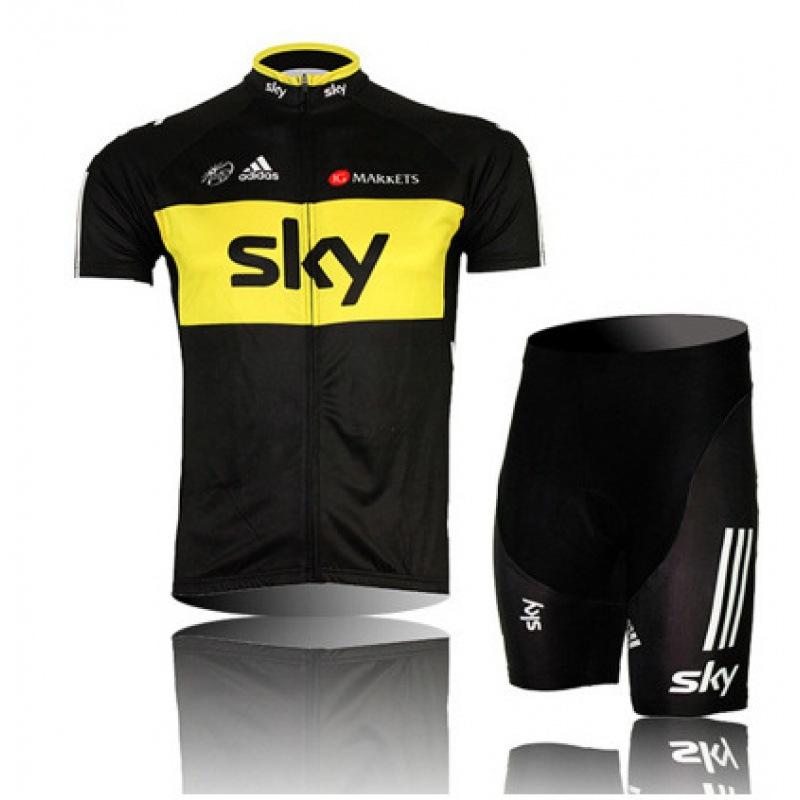 Outdoor cycling suit Tour de France cycling suit short-sleeved summer suit men's road bike mountain bike cycling shirt breathable
