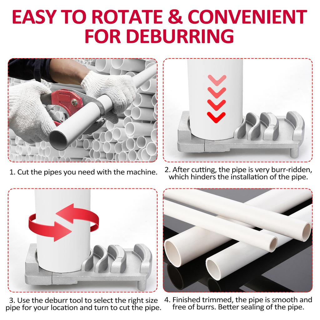 Narzędzie do gratowania rur PVC Narzędzia hydrauliczne, Profesjonalne narzędzie do gratowania rur z tworzyw sztucznych, do rur