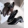 [AmiAmi] Easy To Slip On Without Using Your Hands! Side-gore Booties, Pointed Toe, Women's Pumps, Boots, Shoes, Black (black (smooth), 23.0cm) CX3218