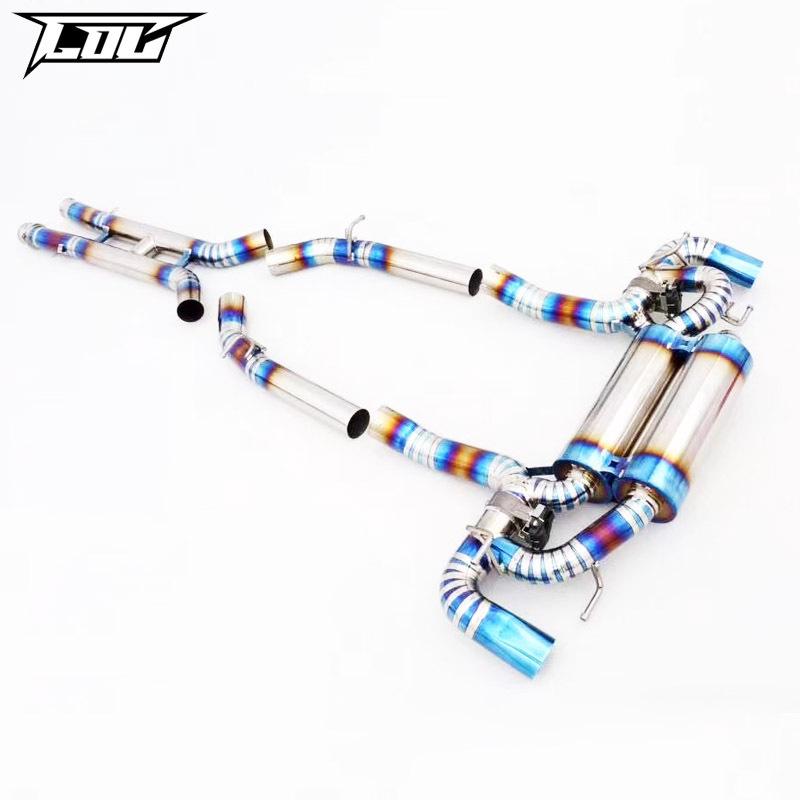 Mercedes SLS AMG C197 Titanavgassystem med Fjärrstyrda Ventiler för Förbättrat Sportbilsjud