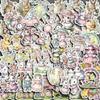 60Pcs Cute Easter Bunny Stickers, Cartoon Aesthetic Waterproof Decals for iPad, Phone Case, Laptop, Journal DIY Decor