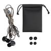 Wired Earphones In-Ear Noise Reduction Deep Bass Headphones with Microphone and Volume Control for Smartphone Laptop Computer