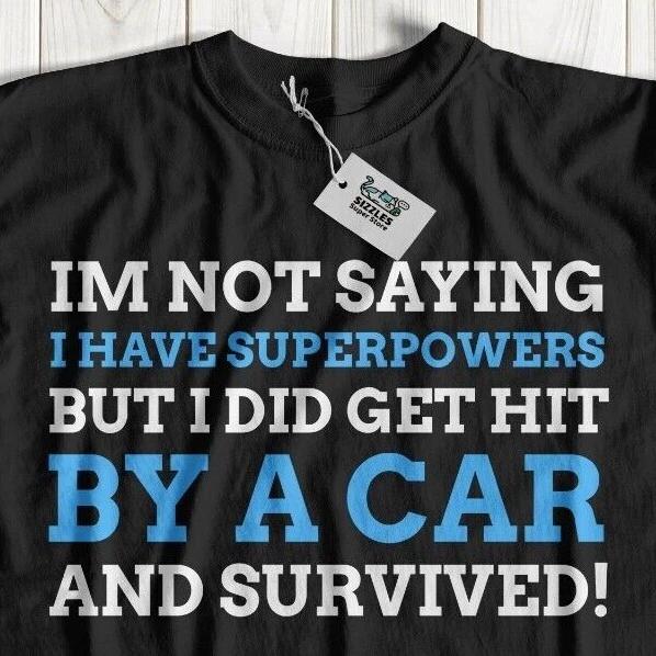 

Unisex Funny Car Crash T-Shirt Truck Collision Hit And Run Accident Recovery Tee S