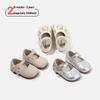 Spring 2026 Soft Sole Leather Baby Walker Shoes with Doll Print - Non-Slip Design