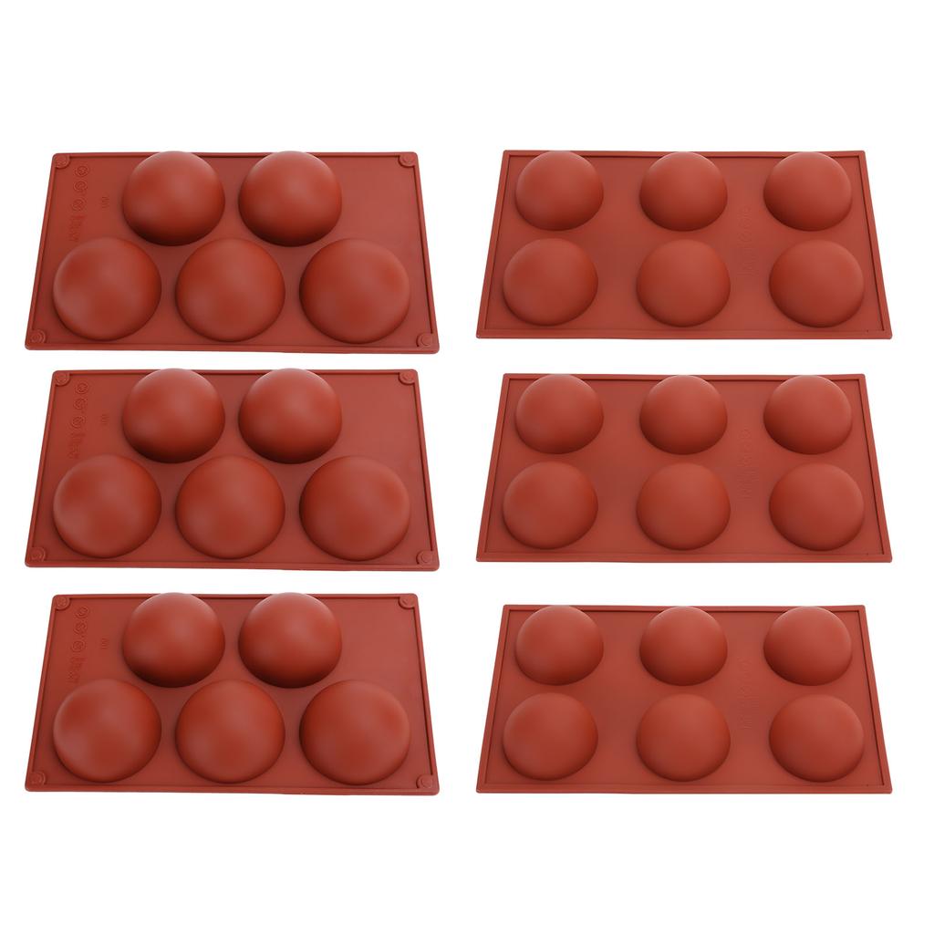 Chocolate Mould Non‑Stick Semi Sphere Baking Mold Kitchen Tools Baking Mold Reusable for DIY Making Hot Chocolate Kitchen