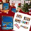 24-day Christmas Arrival Calendar, Game Pendant Cartoon Decoration Pendant Countdown Calendar 2D Flat Acrylic, Countdown Pendant Holiday Decoration
