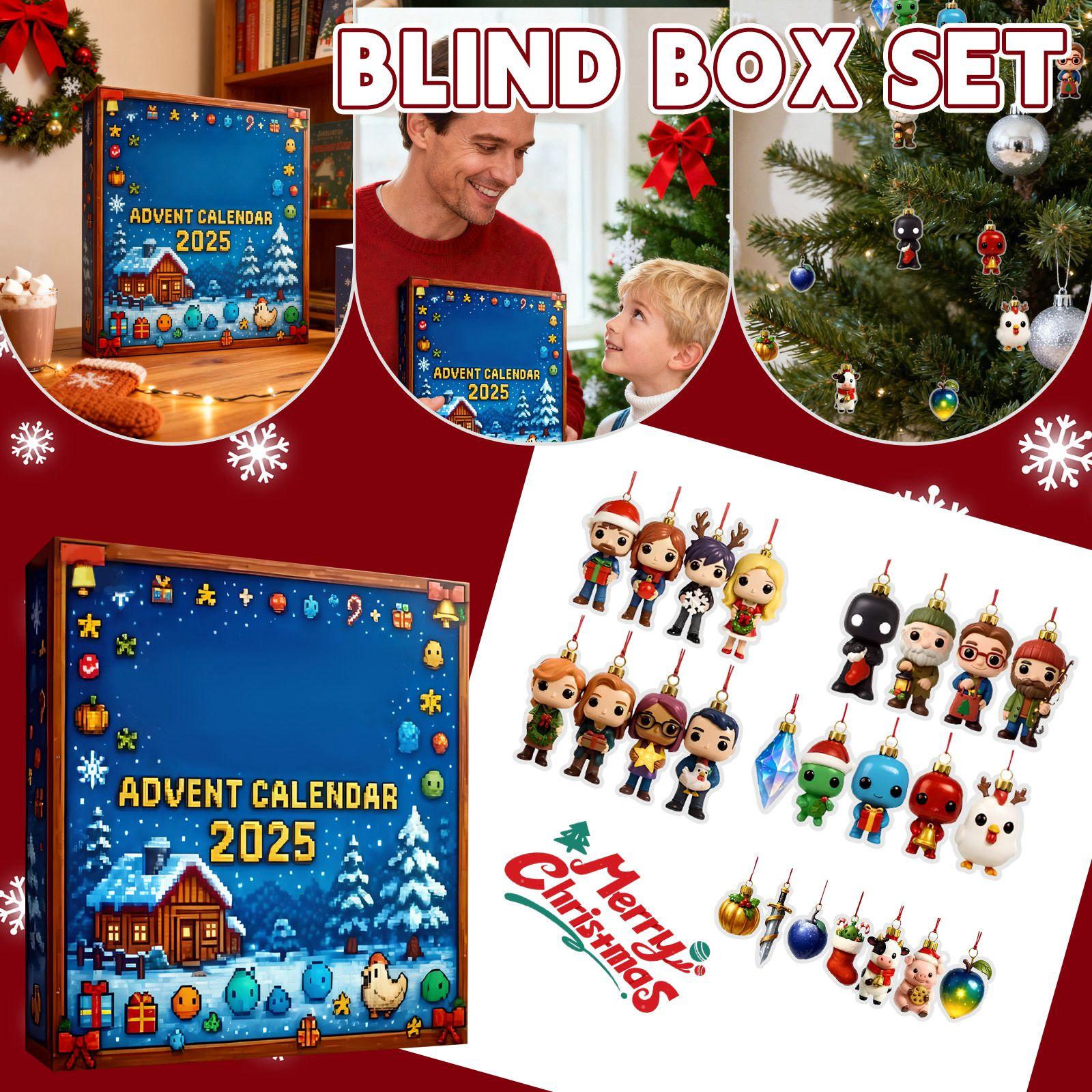 

24-дневный Рождественский Адвент-календарь, Игровая подвеска, Мультяшная декоративная подвеска, Календарь обратного отсчета, 2D плоский акрил, Подвеска для обратного отсчета, Праздничное украшение One Size белый