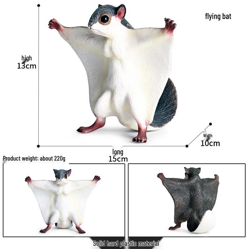 Simulation Animal Model Toys - Mouse, Marmot, Flying Squirrel, Naked Mole Rat, Squirrel, Weasel, Golden Hamster Ornaments
