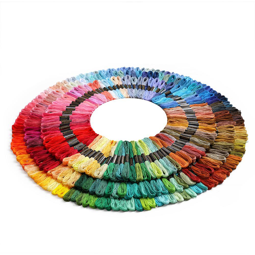 447 Color Embroidery & Cross Stitch Cotton Thread for DIY Projects