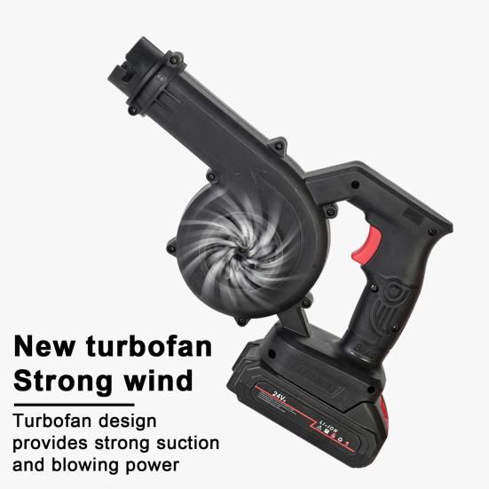 Cordless Leaf Blower Copper Motor Portable Electric Leaf Blower High Power Outdoor Garden Yard Patio Cleaning Lawn Care Handheld Leaves Blowing Device