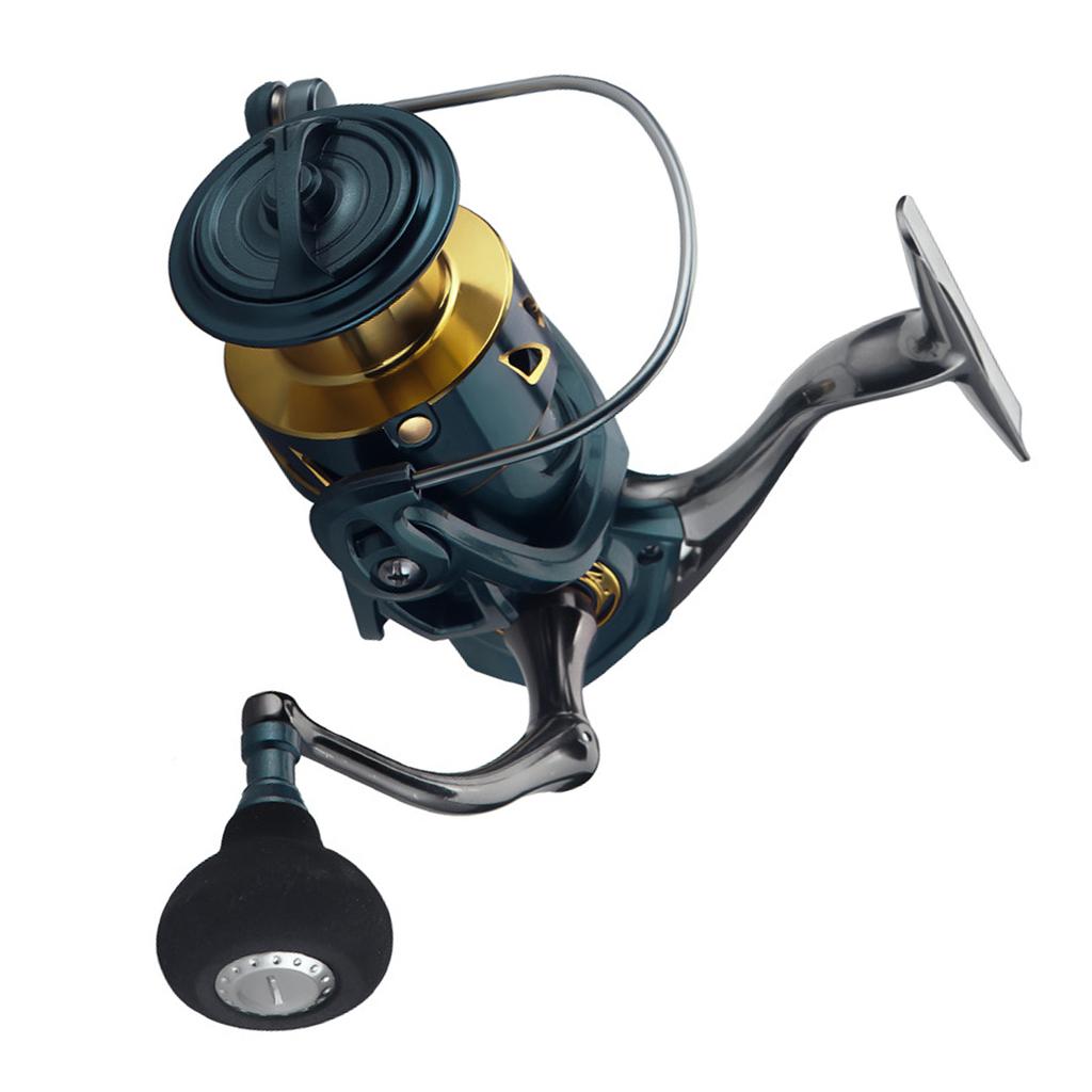 5.2:1 Spinning Reel CNC Metal Arm 3+1 BB Fishing Reel for Freshwater Saltwater Fishing SA2000