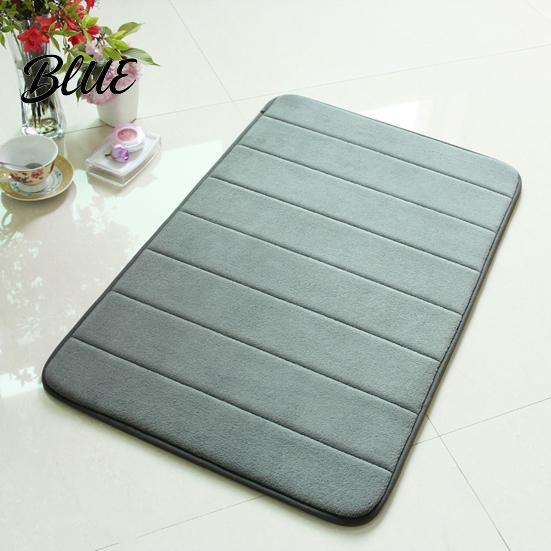 Soft And Absorbent Absorption Safety Mat Non-slip Memory Foam Shower Carpet Plush Water Microfiber Bath