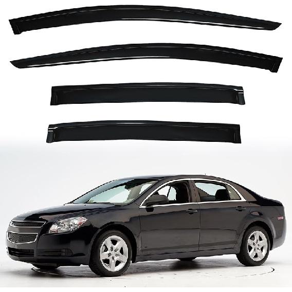 In-Channel Rain Guards Compatible With 2001-2005 Sport Trac 1997-2001 Mercury Mountaineer 1991-2001 Explorer Side Window Visor Wind Deflector Vent