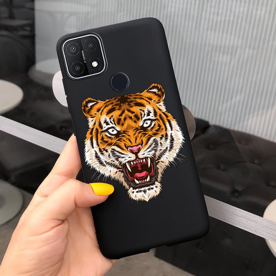 Pro pouzdro OPPO A15s Černé Cool Měkké TPU Funda Pouzdro na telefon Pro OPPO A15 CPH2185 Kryt Silikonové zadní kryt Pro OPPOA15s CPH2179 Capa