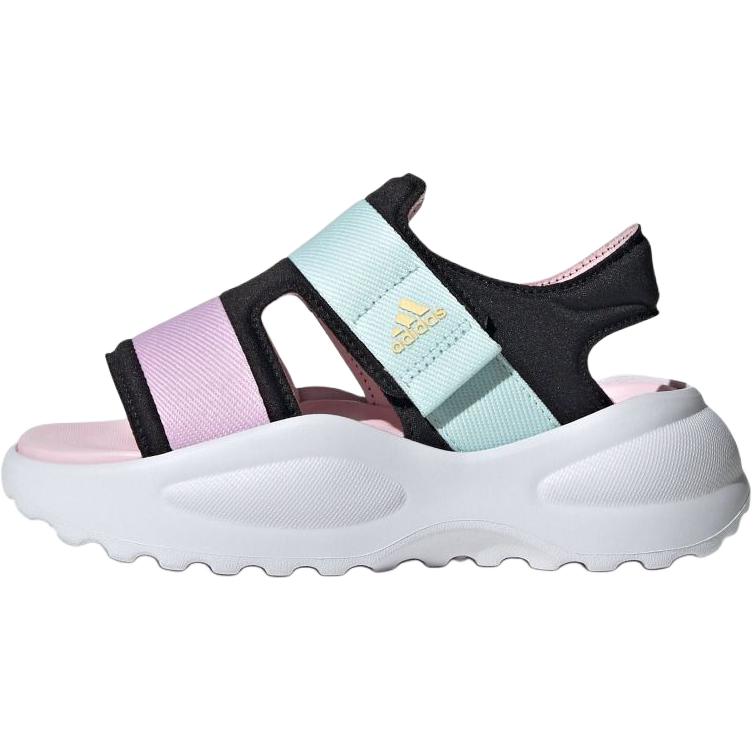 Adidas Mehana Sandal Comfortable Versatile Non-Slip Durable Low-Top Kids Sandals Kids Sandals Black Purple Green JP5831
