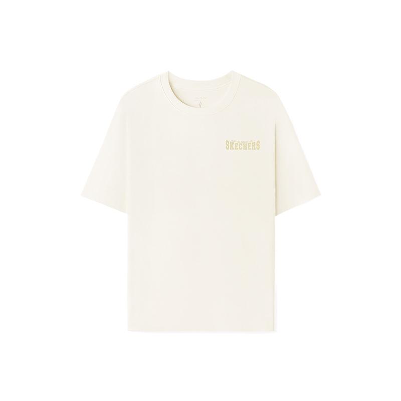 Skechers Breathable Short Sleeve Round Neck Pullover Comfortable T-Shirt Men tops L126U044-0074 XS