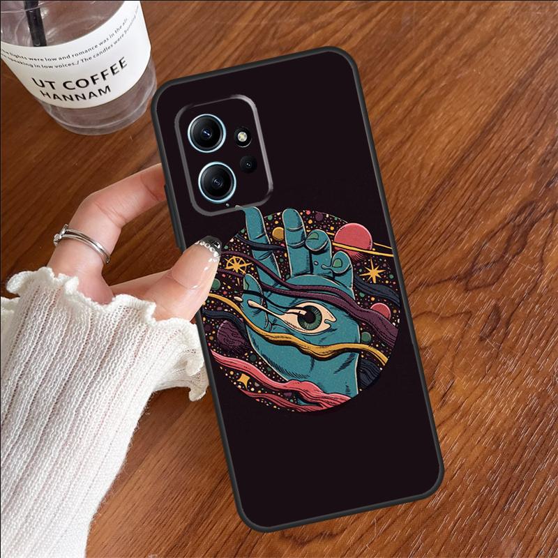 Hands with Eyes Case For Xiaomi Redmi 13C 14C 10C 12C Redmi Note 14 12 11 9 10 13 Pro 9S 10S 11S 12S Cover
