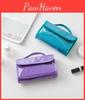 New T05 Pvc Cosmetic Bag Waterproof Toiletry Pouch With Buckle Hook Korean Style
