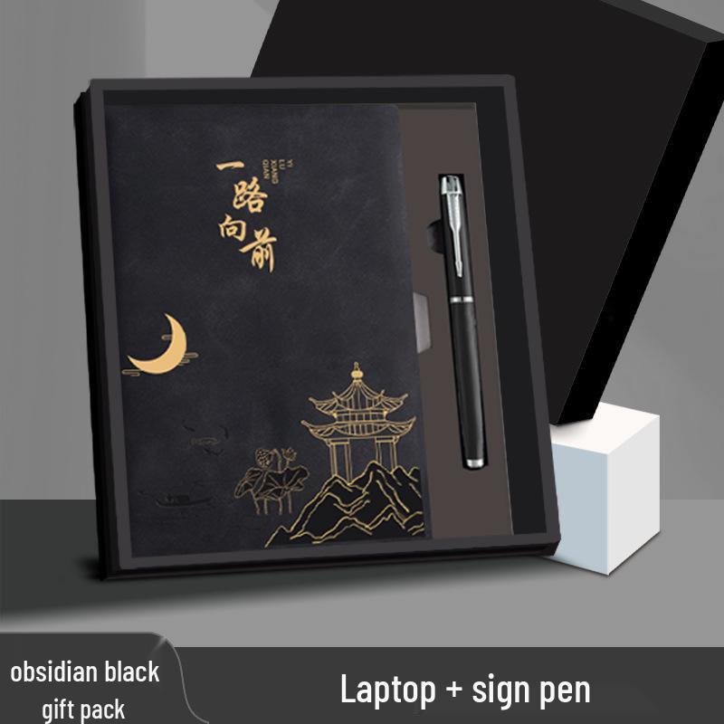 A5 Custom Thick Notebook: High-Value Student Prize & Enterprise Meeting Journal with Logo Printing.