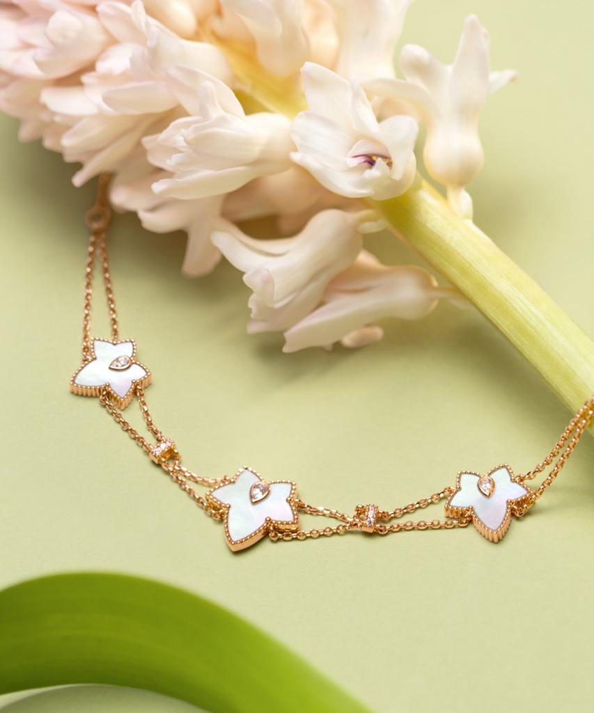 Lola Rose Ivy Mother-Of-Pearl Multi-Pendant Cubic Bracelet Women'S Layered Bracelet