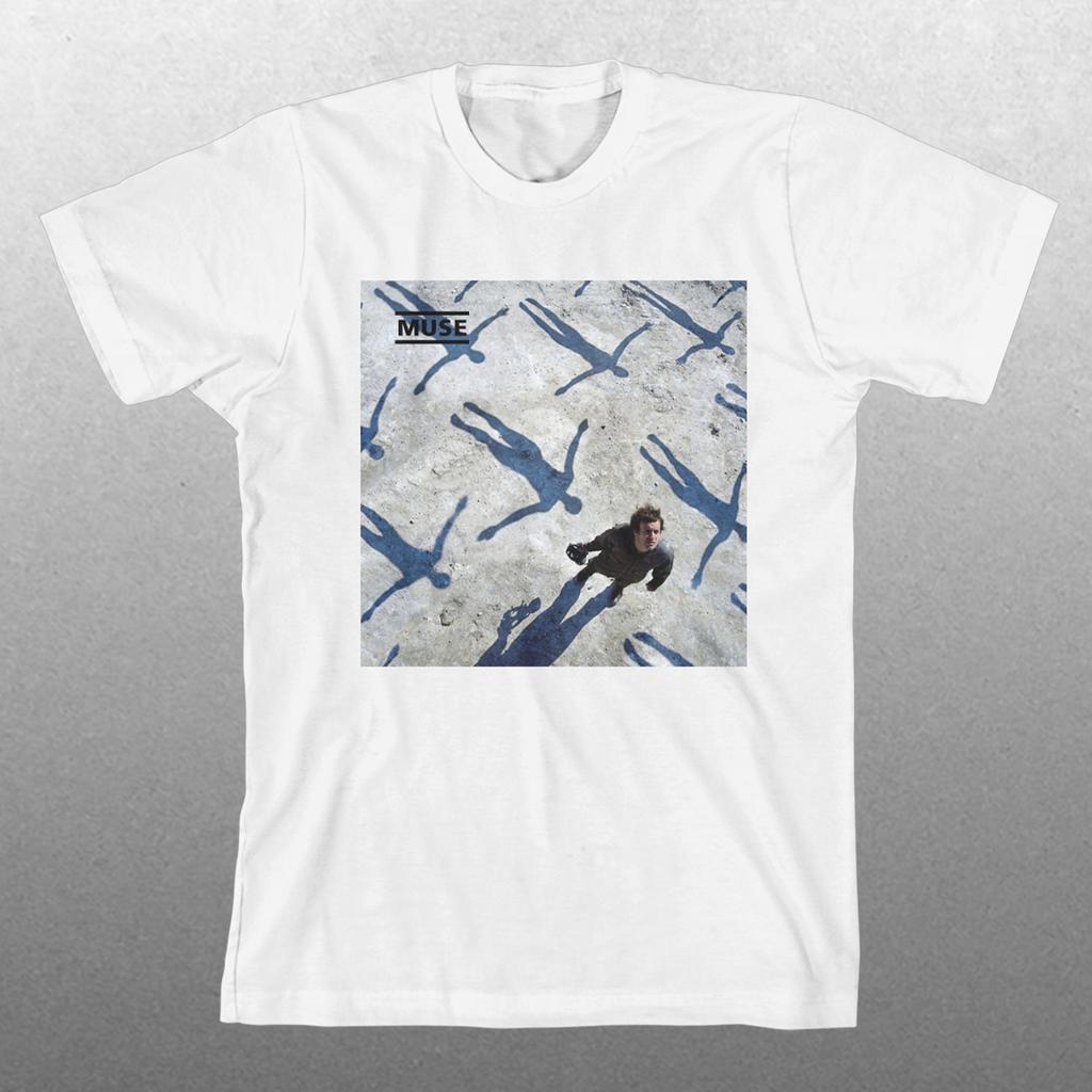 Showbiz Album Art Muse Band TShirt Cotton Graphic Tee Unisex Unisex Summer Streetwear