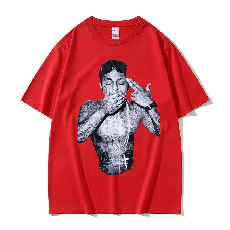 2026 Rapper Lil Wayne Print Graphic T Shirt Unisexs Cool Hip Hop Gothic Clothing TShirts Y2k Unisex Retro Oversized Tees Unisex
