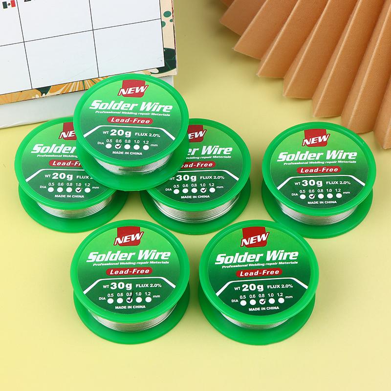0,6/0,8/1 mm bleifreier Niedertemperatur-Flussmittelkern-Lötdraht Zinn Kein Waschen Kolophoniumkern-Lötdraht Sn99.3Cu0.7