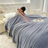 Four Seasons Thick Warm Fleece Blanket Lightweight Luxury Solid Color Multifunctional Rabbit Fleece Blanket Bedroom Room Blanke