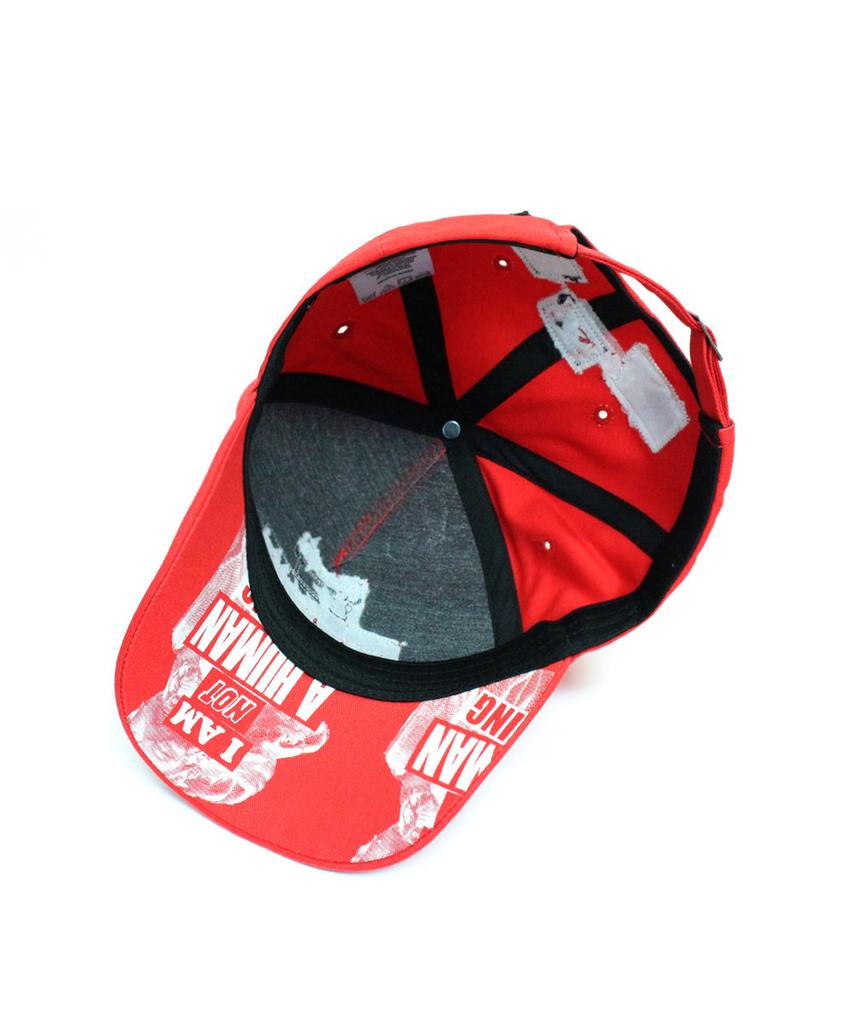 Aimnaseohyumeonbiing The Legendary Out Patched Cap - Red