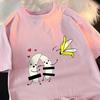 2026 New Unisexs Summer Tshirt  100 Cotton Banana Print Breathable Harajuku Style Casual Loosefit Shortsleeve Tee