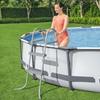 Scară de piscină cu două fețe Bestway pentru piscine de 84cm, 91cm și 1.07m